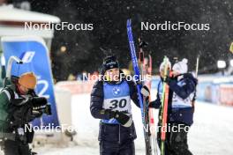 02.12.2023, Oestersund, Sweden, (SWE): Sebastian Samuelsson (SWE) - IBU World Cup Biathlon, sprint men, Oestersund (SWE). www.nordicfocus.com. © Manzoni/NordicFocus. Every downloaded picture is fee-liable.