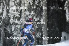02.12.2023, Oestersund, Sweden, (SWE): Vebjoern Soerum (NOR) - IBU World Cup Biathlon, sprint men, Oestersund (SWE). www.nordicfocus.com. © Authamayou/NordicFocus. Every downloaded picture is fee-liable.