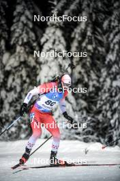 02.12.2023, Oestersund, Sweden, (SWE): Zachary Connelly (CAN) - IBU World Cup Biathlon, sprint men, Oestersund (SWE). www.nordicfocus.com. © Authamayou/NordicFocus. Every downloaded picture is fee-liable.
