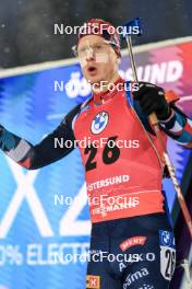 02.12.2023, Oestersund, Sweden, (SWE): Johannes Thingnes Boe (NOR) - IBU World Cup Biathlon, sprint men, Oestersund (SWE). www.nordicfocus.com. © Manzoni/NordicFocus. Every downloaded picture is fee-liable.