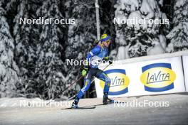 02.12.2023, Oestersund, Sweden, (SWE): Taras Lesiuk (UKR) - IBU World Cup Biathlon, sprint men, Oestersund (SWE). www.nordicfocus.com. © Authamayou/NordicFocus. Every downloaded picture is fee-liable.