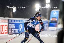 02.12.2023, Oestersund, Sweden, (SWE): Didier Bionaz (ITA) - IBU World Cup Biathlon, sprint men, Oestersund (SWE). www.nordicfocus.com. © Manzoni/NordicFocus. Every downloaded picture is fee-liable.