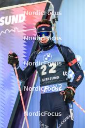02.12.2023, Oestersund, Sweden, (SWE): Tommaso Giacomel (ITA) - IBU World Cup Biathlon, sprint men, Oestersund (SWE). www.nordicfocus.com. © Manzoni/NordicFocus. Every downloaded picture is fee-liable.