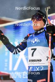 02.12.2023, Oestersund, Sweden, (SWE): Quentin Fillon Maillet (FRA) - IBU World Cup Biathlon, sprint men, Oestersund (SWE). www.nordicfocus.com. © Manzoni/NordicFocus. Every downloaded picture is fee-liable.