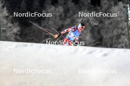02.12.2023, Oestersund, Sweden, (SWE): Patrick Jakob (AUT) - IBU World Cup Biathlon, sprint men, Oestersund (SWE). www.nordicfocus.com. © Manzoni/NordicFocus. Every downloaded picture is fee-liable.