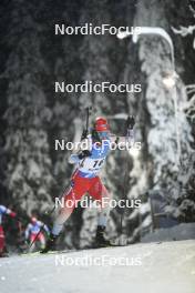 02.12.2023, Oestersund, Sweden, (SWE): Niklas Hartweg (SUI) - IBU World Cup Biathlon, sprint men, Oestersund (SWE). www.nordicfocus.com. © Authamayou/NordicFocus. Every downloaded picture is fee-liable.