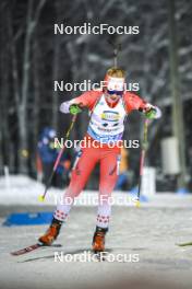 01.12.2023, Oestersund, Sweden, (SWE): Emma Lunder (CAN) - IBU World Cup Biathlon, sprint women, Oestersund (SWE). www.nordicfocus.com. © Authamayou/NordicFocus. Every downloaded picture is fee-liable.