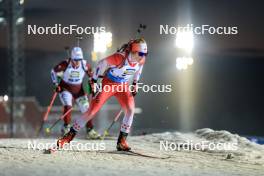 01.12.2023, Oestersund, Sweden, (SWE): Nadia Moser (CAN) - IBU World Cup Biathlon, sprint women, Oestersund (SWE). www.nordicfocus.com. © Manzoni/NordicFocus. Every downloaded picture is fee-liable.