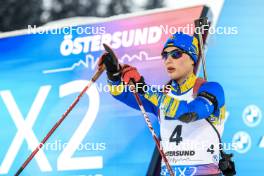 01.12.2023, Oestersund, Sweden, (SWE): Anna Kryvonos (UKR) - IBU World Cup Biathlon, sprint women, Oestersund (SWE). www.nordicfocus.com. © Manzoni/NordicFocus. Every downloaded picture is fee-liable.