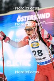 01.12.2023, Oestersund, Sweden, (SWE): Benita Peiffer (CAN) - IBU World Cup Biathlon, sprint women, Oestersund (SWE). www.nordicfocus.com. © Manzoni/NordicFocus. Every downloaded picture is fee-liable.