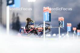 01.12.2023, Oestersund, Sweden, (SWE): Lou Jeanmonnot (FRA) - IBU World Cup Biathlon, sprint women, Oestersund (SWE). www.nordicfocus.com. © Manzoni/NordicFocus. Every downloaded picture is fee-liable.
