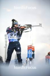 01.12.2023, Oestersund, Sweden, (SWE): Lou Jeanmonnot (FRA) - IBU World Cup Biathlon, sprint women, Oestersund (SWE). www.nordicfocus.com. © Authamayou/NordicFocus. Every downloaded picture is fee-liable.