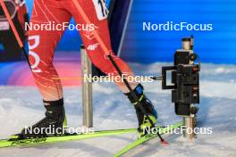 01.12.2023, Oestersund, Sweden, (SWE): Event Feature: Fischer skis and boots - IBU World Cup Biathlon, sprint women, Oestersund (SWE). www.nordicfocus.com. © Manzoni/NordicFocus. Every downloaded picture is fee-liable.