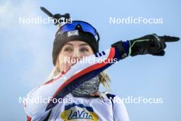 01.12.2023, Oestersund, Sweden, (SWE): Ekaterina Avvakumova (KOR) - IBU World Cup Biathlon, sprint women, Oestersund (SWE). www.nordicfocus.com. © Manzoni/NordicFocus. Every downloaded picture is fee-liable.