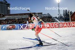 01.12.2023, Oestersund, Sweden, (SWE): Aita Gasparin (SUI) - IBU World Cup Biathlon, sprint women, Oestersund (SWE). www.nordicfocus.com. © Manzoni/NordicFocus. Every downloaded picture is fee-liable.