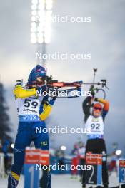 01.12.2023, Oestersund, Sweden, (SWE): Stina Nilsson (SWE) - IBU World Cup Biathlon, sprint women, Oestersund (SWE). www.nordicfocus.com. © Authamayou/NordicFocus. Every downloaded picture is fee-liable.