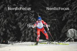 01.12.2023, Oestersund, Sweden, (SWE): Anna Gandler (AUT) - IBU World Cup Biathlon, sprint women, Oestersund (SWE). www.nordicfocus.com. © Authamayou/NordicFocus. Every downloaded picture is fee-liable.