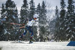 01.12.2023, Oestersund, Sweden, (SWE): Julia Simon (FRA) - IBU World Cup Biathlon, sprint women, Oestersund (SWE). www.nordicfocus.com. © Authamayou/NordicFocus. Every downloaded picture is fee-liable.