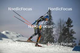 01.12.2023, Oestersund, Sweden, (SWE): Franziska Preuss (GER) - IBU World Cup Biathlon, sprint women, Oestersund (SWE). www.nordicfocus.com. © Authamayou/NordicFocus. Every downloaded picture is fee-liable.