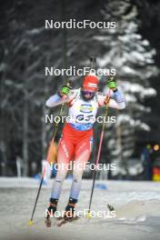 01.12.2023, Oestersund, Sweden, (SWE): Amy Baserga (SUI) - IBU World Cup Biathlon, sprint women, Oestersund (SWE). www.nordicfocus.com. © Authamayou/NordicFocus. Every downloaded picture is fee-liable.