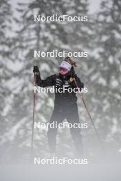 28.11.2023, Oestersund, Sweden, (SWE): Lou Jeanmonnot (FRA) - IBU World Cup Biathlon, training, Oestersund (SWE). www.nordicfocus.com. © Authamayou/NordicFocus. Every downloaded picture is fee-liable.