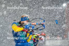 24.11.2023, Oestersund, Sweden, (SWE): Victor Brandt (SWE) - IBU World Cup Biathlon, training, Oestersund (SWE). www.nordicfocus.com. © Authamayou/NordicFocus. Every downloaded picture is fee-liable.