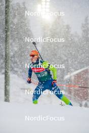 24.11.2023, Oestersund, Sweden, (SWE): Miha Dovzan (SLO) - IBU World Cup Biathlon, training, Oestersund (SWE). www.nordicfocus.com. © Authamayou/NordicFocus. Every downloaded picture is fee-liable.