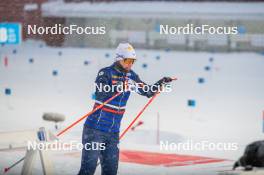 28.11.2023, Oestersund, Sweden, (SWE): Julia Simon (FRA) - IBU World Cup Biathlon, training, Oestersund (SWE). www.nordicfocus.com. © Authamayou/NordicFocus. Every downloaded picture is fee-liable.
