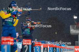 28.11.2023, Oestersund, Sweden, (SWE): Didier Bionaz (ITA) - IBU World Cup Biathlon, training, Oestersund (SWE). www.nordicfocus.com. © Authamayou/NordicFocus. Every downloaded picture is fee-liable.