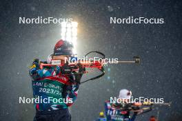 28.11.2023, Oestersund, Sweden, (SWE): Johannes Dale (NOR) - IBU World Cup Biathlon, training, Oestersund (SWE). www.nordicfocus.com. © Authamayou/NordicFocus. Every downloaded picture is fee-liable.