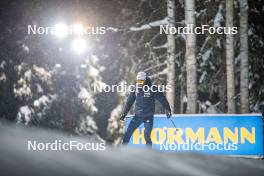 28.11.2023, Oestersund, Sweden, (SWE): Simon Fourcade (FRA) - IBU World Cup Biathlon, training, Oestersund (SWE). www.nordicfocus.com. © Authamayou/NordicFocus. Every downloaded picture is fee-liable.