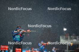 28.11.2023, Oestersund, Sweden, (SWE): Tommaso Giacomel (ITA) - IBU World Cup Biathlon, training, Oestersund (SWE). www.nordicfocus.com. © Authamayou/NordicFocus. Every downloaded picture is fee-liable.