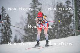 24.11.2023, Oestersund, Sweden, (SWE): Elisa Gasparin (SUI) - IBU World Cup Biathlon, training, Oestersund (SWE). www.nordicfocus.com. © Authamayou/NordicFocus. Every downloaded picture is fee-liable.