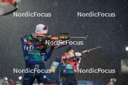 28.11.2023, Oestersund, Sweden, (SWE): Emilien Jacquelin (FRA) - IBU World Cup Biathlon, training, Oestersund (SWE). www.nordicfocus.com. © Authamayou/NordicFocus. Every downloaded picture is fee-liable.