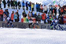 09.12.2023, Hochfilzen, Austria (AUT): Vebjoern Soerum (NOR), David Zobel (GER), Jakov Fak (SLO), Antonin Guigonnat (FRA), (l-r) - IBU World Cup Biathlon, pursuit men, Hochfilzen (AUT). www.nordicfocus.com. © Manzoni/NordicFocus. Every downloaded picture is fee-liable.