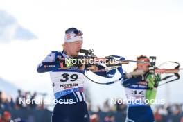 09.12.2023, Hochfilzen, Austria (AUT): Otto Invenius (FIN) - IBU World Cup Biathlon, pursuit men, Hochfilzen (AUT). www.nordicfocus.com. © Manzoni/NordicFocus. Every downloaded picture is fee-liable.