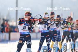 09.12.2023, Hochfilzen, Austria (AUT): Johannes Dale-Skjevdal (NOR) - IBU World Cup Biathlon, pursuit men, Hochfilzen (AUT). www.nordicfocus.com. © Manzoni/NordicFocus. Every downloaded picture is fee-liable.