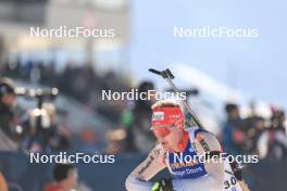 09.12.2023, Hochfilzen, Austria (AUT): Sebastian Stalder (SUI) - IBU World Cup Biathlon, pursuit men, Hochfilzen (AUT). www.nordicfocus.com. © Manzoni/NordicFocus. Every downloaded picture is fee-liable.