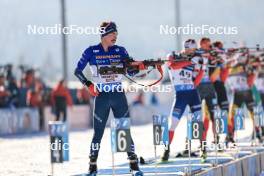 09.12.2023, Hochfilzen, Austria (AUT): Jake Brown (USA) - IBU World Cup Biathlon, pursuit men, Hochfilzen (AUT). www.nordicfocus.com. © Manzoni/NordicFocus. Every downloaded picture is fee-liable.