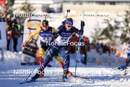 09.12.2023, Hochfilzen, Austria (AUT): Antonin Guigonnat (FRA) - IBU World Cup Biathlon, pursuit men, Hochfilzen (AUT). www.nordicfocus.com. © Manzoni/NordicFocus. Every downloaded picture is fee-liable.