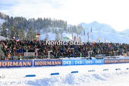 09.12.2023, Hochfilzen, Austria (AUT): Feature: Track atmosphere  - IBU World Cup Biathlon, pursuit women, Hochfilzen (AUT). www.nordicfocus.com. © Manzoni/NordicFocus. Every downloaded picture is fee-liable.