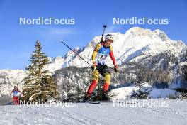 09.12.2023, Hochfilzen, Austria (AUT): Lotte Lie (BEL) - IBU World Cup Biathlon, pursuit women, Hochfilzen (AUT). www.nordicfocus.com. © Manzoni/NordicFocus. Every downloaded picture is fee-liable.