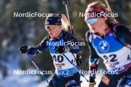 09.12.2023, Hochfilzen, Austria (AUT): Sophie Chauveau (FRA) - IBU World Cup Biathlon, pursuit women, Hochfilzen (AUT). www.nordicfocus.com. © Manzoni/NordicFocus. Every downloaded picture is fee-liable.