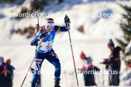 09.12.2023, Hochfilzen, Austria (AUT): Daria Virolainen (FIN) - IBU World Cup Biathlon, pursuit women, Hochfilzen (AUT). www.nordicfocus.com. © Manzoni/NordicFocus. Every downloaded picture is fee-liable.