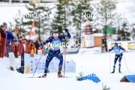 10.12.2023, Hochfilzen, Austria (AUT): Emilien Jacquelin (FRA) - IBU World Cup Biathlon, relay men, Hochfilzen (AUT). www.nordicfocus.com. © Manzoni/NordicFocus. Every downloaded picture is fee-liable.