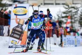 10.12.2023, Hochfilzen, Austria (AUT): Didier Bionaz (ITA) - IBU World Cup Biathlon, relay men, Hochfilzen (AUT). www.nordicfocus.com. © Manzoni/NordicFocus. Every downloaded picture is fee-liable.