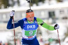 10.12.2023, Hochfilzen, Austria (AUT): Jakov Fak (SLO) - IBU World Cup Biathlon, relay men, Hochfilzen (AUT). www.nordicfocus.com. © Manzoni/NordicFocus. Every downloaded picture is fee-liable.