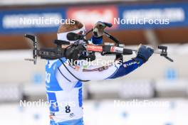 10.12.2023, Hochfilzen, Austria (AUT): Joni Mustonen (FIN) - IBU World Cup Biathlon, relay men, Hochfilzen (AUT). www.nordicfocus.com. © Manzoni/NordicFocus. Every downloaded picture is fee-liable.