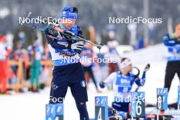 10.12.2023, Hochfilzen, Austria (AUT): Lukas Hofer (ITA) - IBU World Cup Biathlon, relay men, Hochfilzen (AUT). www.nordicfocus.com. © Manzoni/NordicFocus. Every downloaded picture is fee-liable.