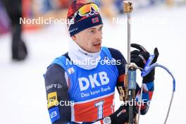 10.12.2023, Hochfilzen, Austria (AUT): Sturla Holm Laegreid (NOR) - IBU World Cup Biathlon, relay men, Hochfilzen (AUT). www.nordicfocus.com. © Manzoni/NordicFocus. Every downloaded picture is fee-liable.